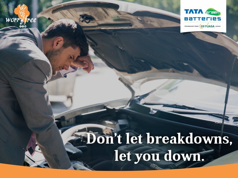 Tatagreenbatery's tweet photo. Stuck in the middle of the road and your car has embarrassed you enough??
Switch to TATA Green Batteries and never again face such situations.
Know more about our premio car batteries on https://t.co/LTz1TQqpI0
#car #battery #carbatteries #TataGreenBatteries #beworryfree https://t.co/aleEWOU5hT