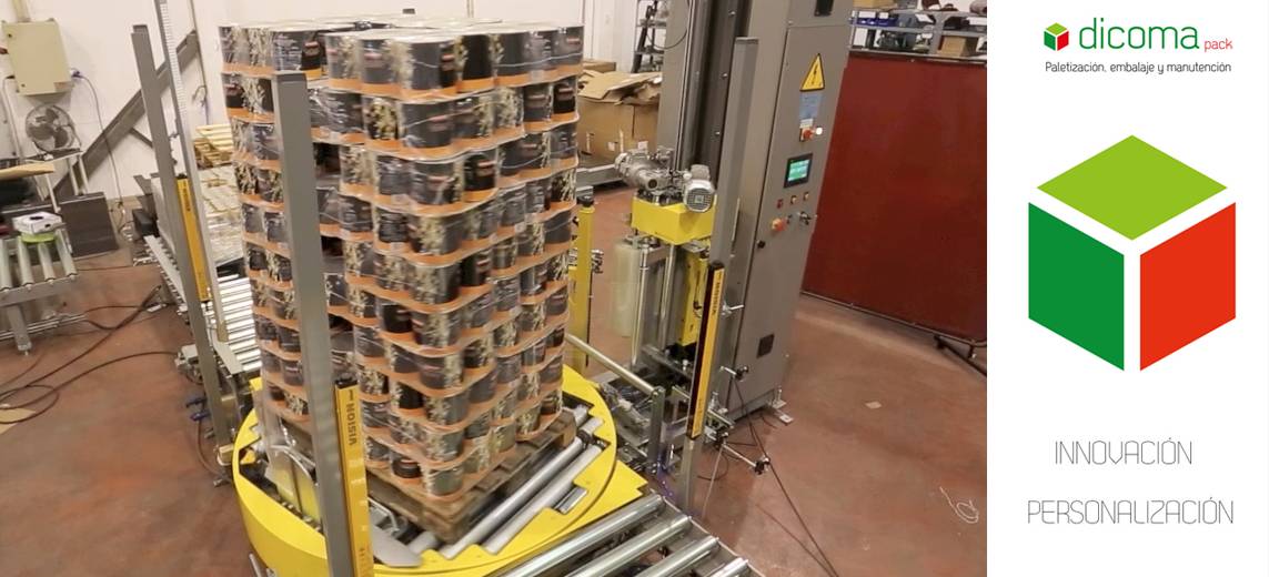 dicomapack's tweet photo. Disponemos de una amplia gama de #embaladoras automáticas de film termoretráctil y de film extensible para palets, adaptadas a los lineales de cada producto y cliente. https://t.co/b9eaZ6O5Fk https://t.co/fZWaCnQKoK