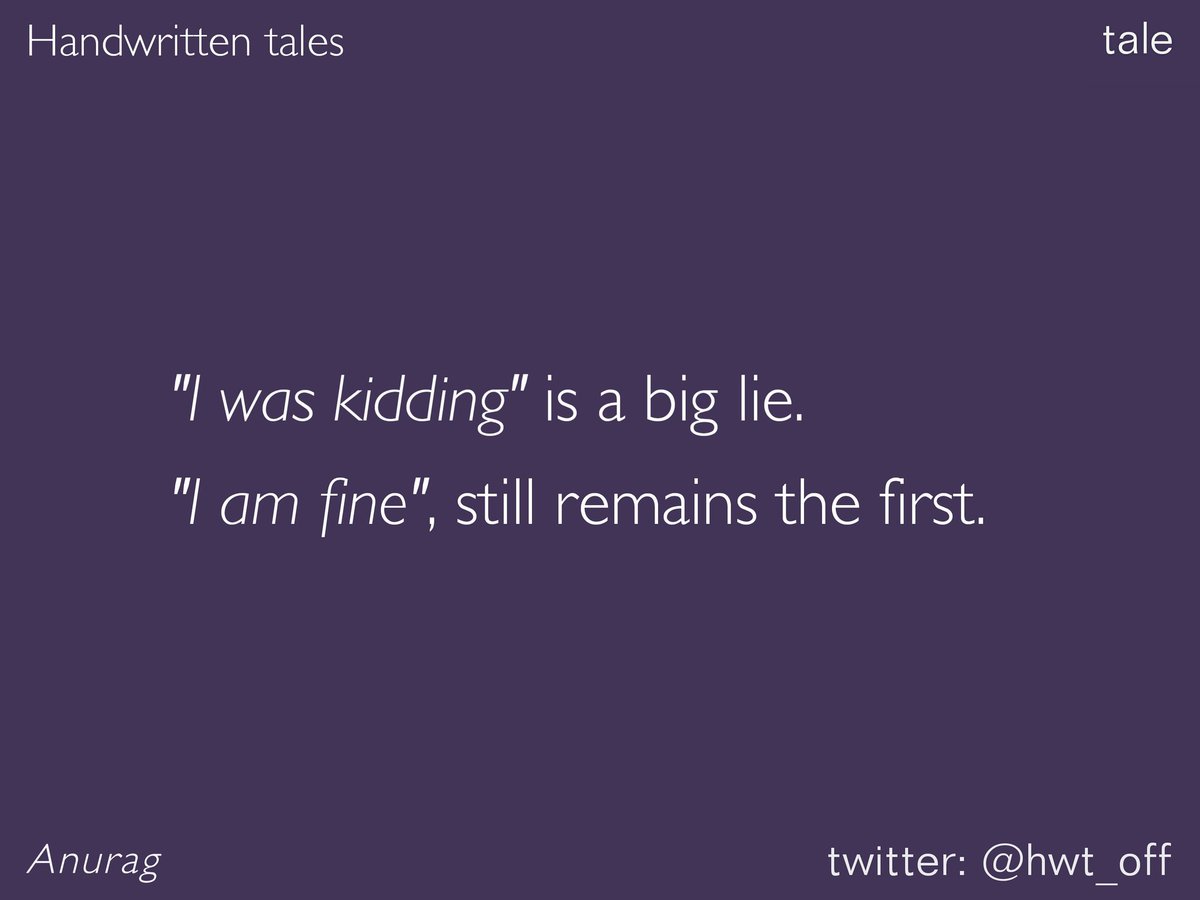 hwt_off's tweet image. Tale | Anurag
Instagram: @handwrittentales
Use #hwtsubmit in your tweets to submit.
facebook.com/handwrittental…
#handwrittentales