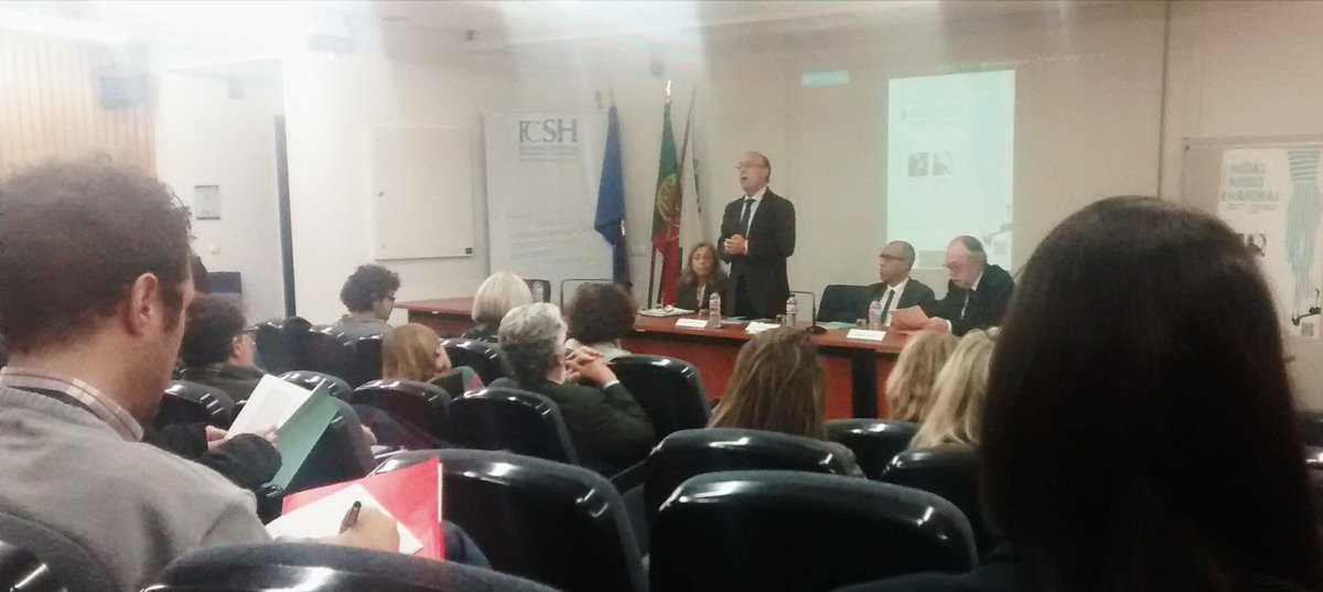 GESCsemiotica's tweet photo. Apertura del Congreso 'Modas, modos, maneras' en la Universidade Nova de Lisboa #Semiotics #ModasModosManeras https://t.co/AsPE69BbV1