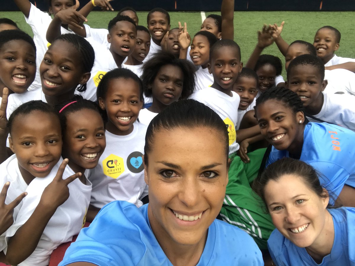 Indira_Sofia's tweet photo. Amazing, to be part of the #worldcoaches at the re-opening of the Johan Cruyff Foundation in Hillbrow yesterday for the social skills program for the lovely kids in the area. #worldcoach John Sibeko and ambassadors/legends Ronald Koeman and Kalusha Bwalya were present. ♥️⚽️ https://t.co/dr8ePVsaIF