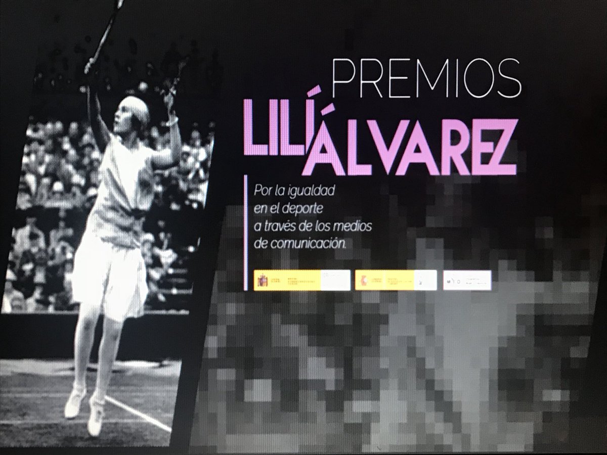 Resultado de imagen de 2 edición de los Premios "Lilí Álvarez"