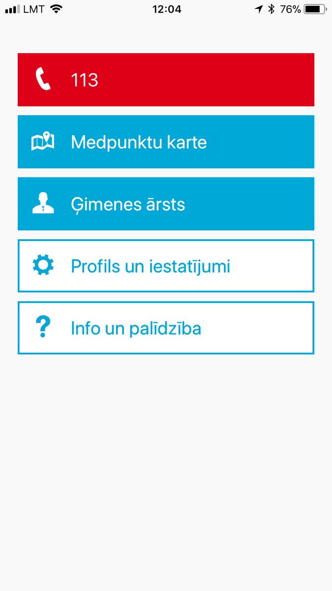 RobertsMatulis's tweet photo. Lietderīga aplikācija, kuru viegli lietot.
eVeselības #eHealthPoint nosūta GPS datus NMPD, parāda tuvākos medpunktus un 24/7 saziņu ar medicīnas speciālistiem.
Paldies @veselibasmin @NMPdienests
Lejupielādē https://t.co/mSMRnXyyY1 https://t.co/8AkzeExh7y