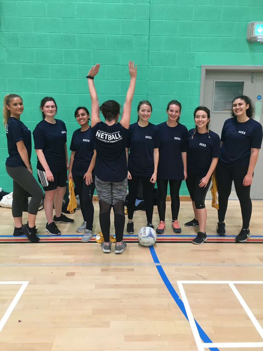 UMCampusNetball's tweet photo. @UoMSEES in their new Netball tshirts #campusnetball https://t.co/0O1p0W2oTy