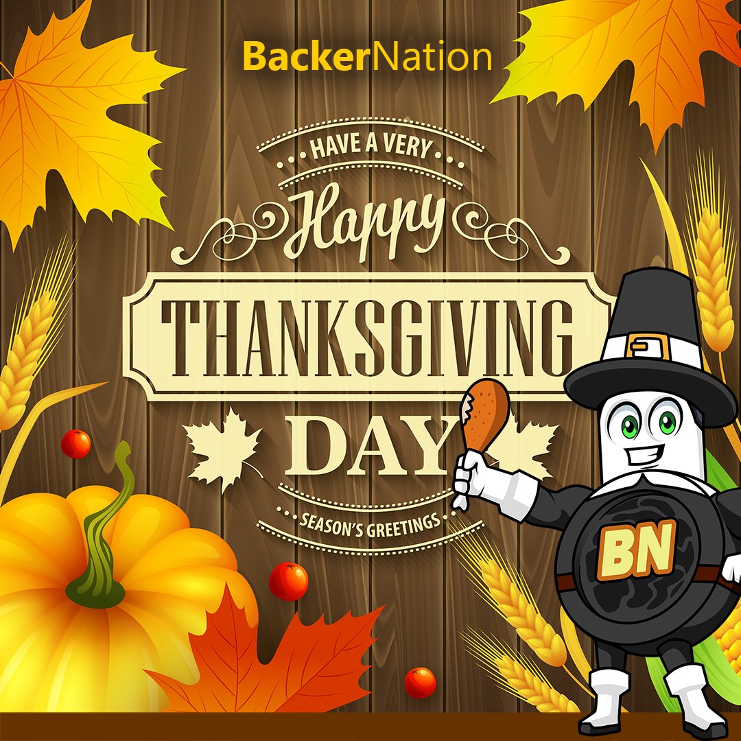 RealSpineNation's tweet photo. From the BackerNation family to yours, have a safe and happy holiday. Happy Thanksgiving. Gobble Gobble! #thankful #backpain #backernation https://t.co/j3R7JVXW1S https://t.co/NBb3cE5MvT