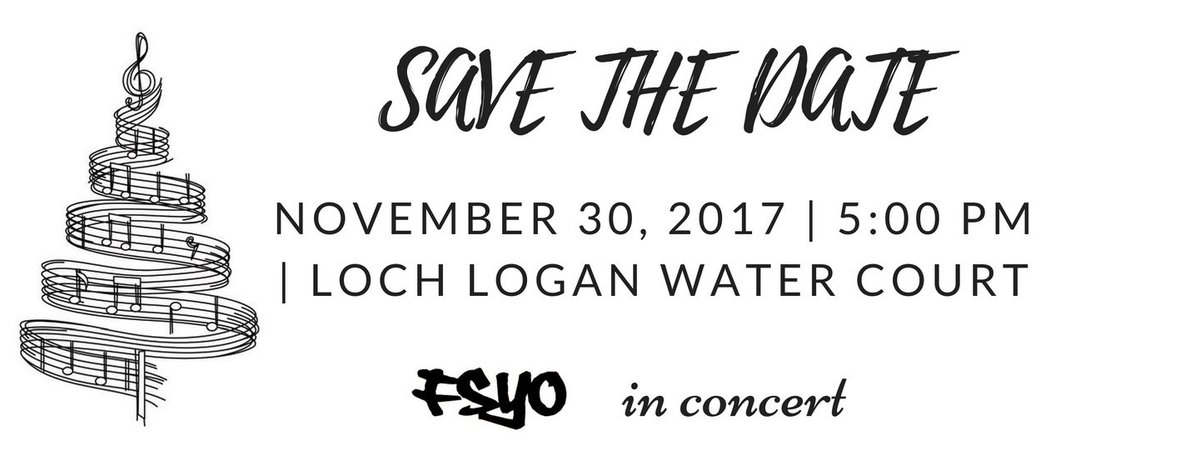 FSSymphony's tweet photo. #FSYO #CommunityConcert #Outreach #ChristmasCarols #LochLoganWaterfront #Music #Education #Development #ClassicIsCool #YouthInMusic https://t.co/ds8Uyr9gA9