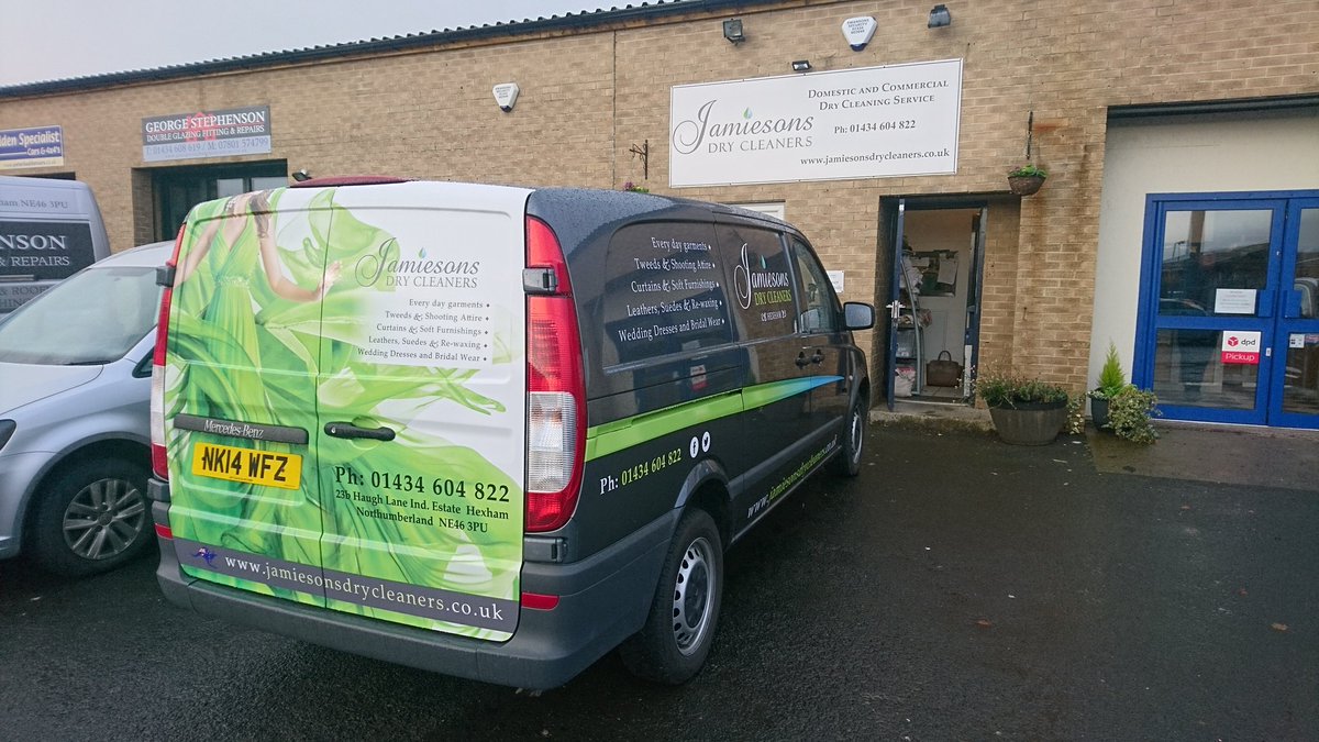 Great job <a href="/topsignsltd/">Top Signs Ltd</a> our van looks absolutely awesome!! Carrie and I are pleased as punch with the results!! #LoveHexham <a href="/HexhamBID/">Hexham BID</a> another great local supplier!