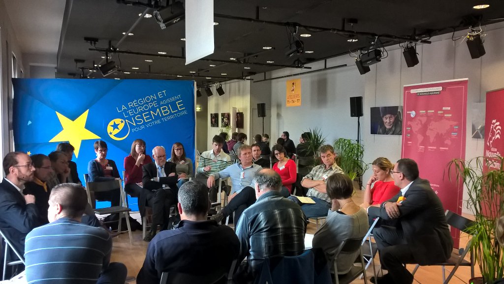 Atelier "Les réseaux ruraux français et européens" du forum coopération á Brive