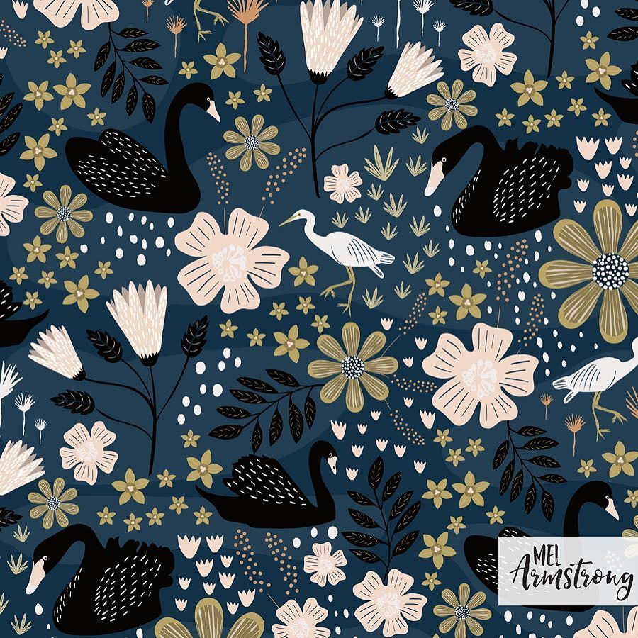 MelJArmstrong's tweet photo. Using a combination of old and new icons & a recent colour palette, I've created a new pattern - Swan Lake...
.
.
#swanlake #melarmstrongdesign #surfacepatterndesign #patterndesign #fabricdesign #textiledesign #swanpattern #swanfabric #swangiftwrap #swans https://t.co/Pee93tEROa https://t.co/0joj5ivluJ