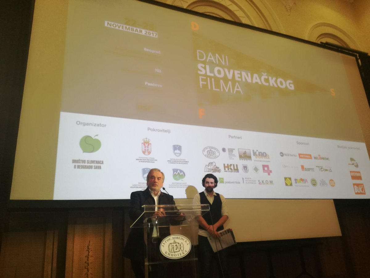 Veleposlanik Vladimir Gasparič nagovoril udeležence na otvoritvi Dnevov slovenskega filma v Beogradu in izpostavil pomen kulturnega sodelovanja v dvostranskih odnosih med Slovenijo in Srbijo.