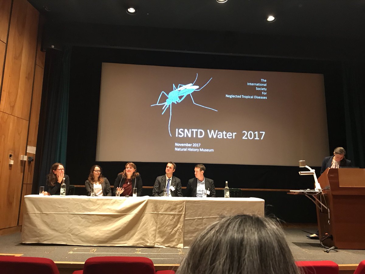 A good start to the day at the #NHMLondon learning from experts on #NTDs and #WASH at #ISNTDwater 2017
