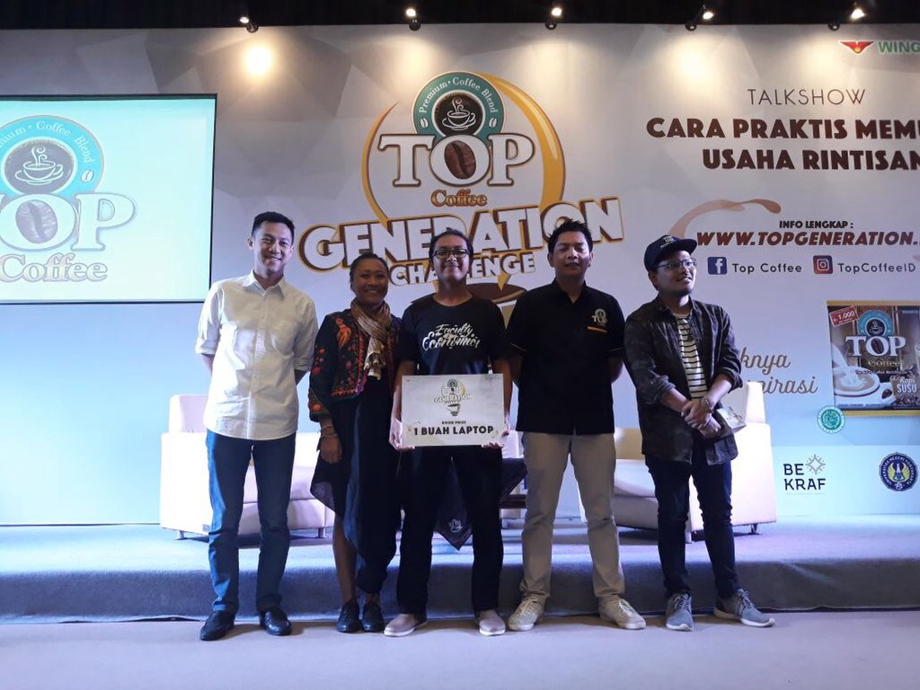 TOPKopi's tweet photo. Selamat buat penerima Door Prize #TopGeneration Roadshow Yogyakarta :) https://t.co/2dbwZC3vq7