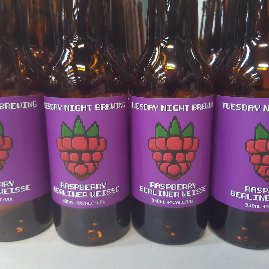 The first batch of the Raspberry Berliner Weisse has been bottled!

Keep an eye on your local independent bottle shop. You might just spot one of these on the shelf soon.