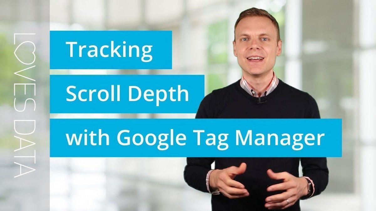 LovesData's tweet photo. Track scroll depth with Google Tag Manager to measure engagement via @benjaminmangold https://t.co/pIMeA1rvif #scrolldepth https://t.co/zqp0ySfbrz