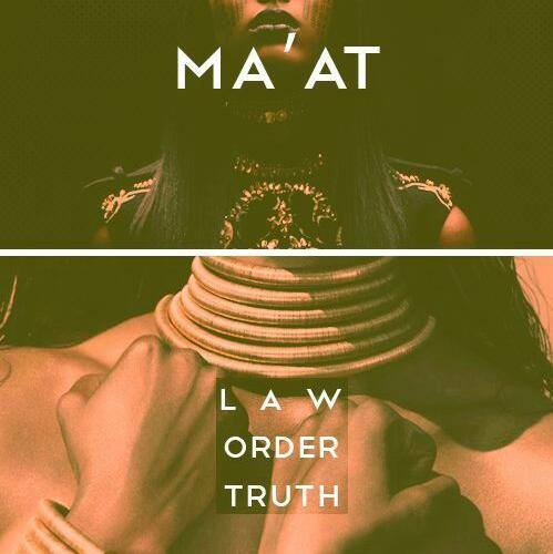 EyeHistory's tweet image. The Laws of Ma'at is where the commandments originate from. Ma'at had her laws thousands of years prior to the commandments. The Laws of Ma'at are found in Africa, Kemet.