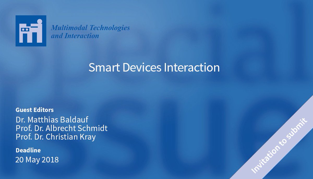 MDPI_MTI's tweet photo. #SmartDevices #Interaction. https://t.co/tPelCosSwg #Wearable devices #MobileInteraction https://t.co/Vc6xUpVdh2