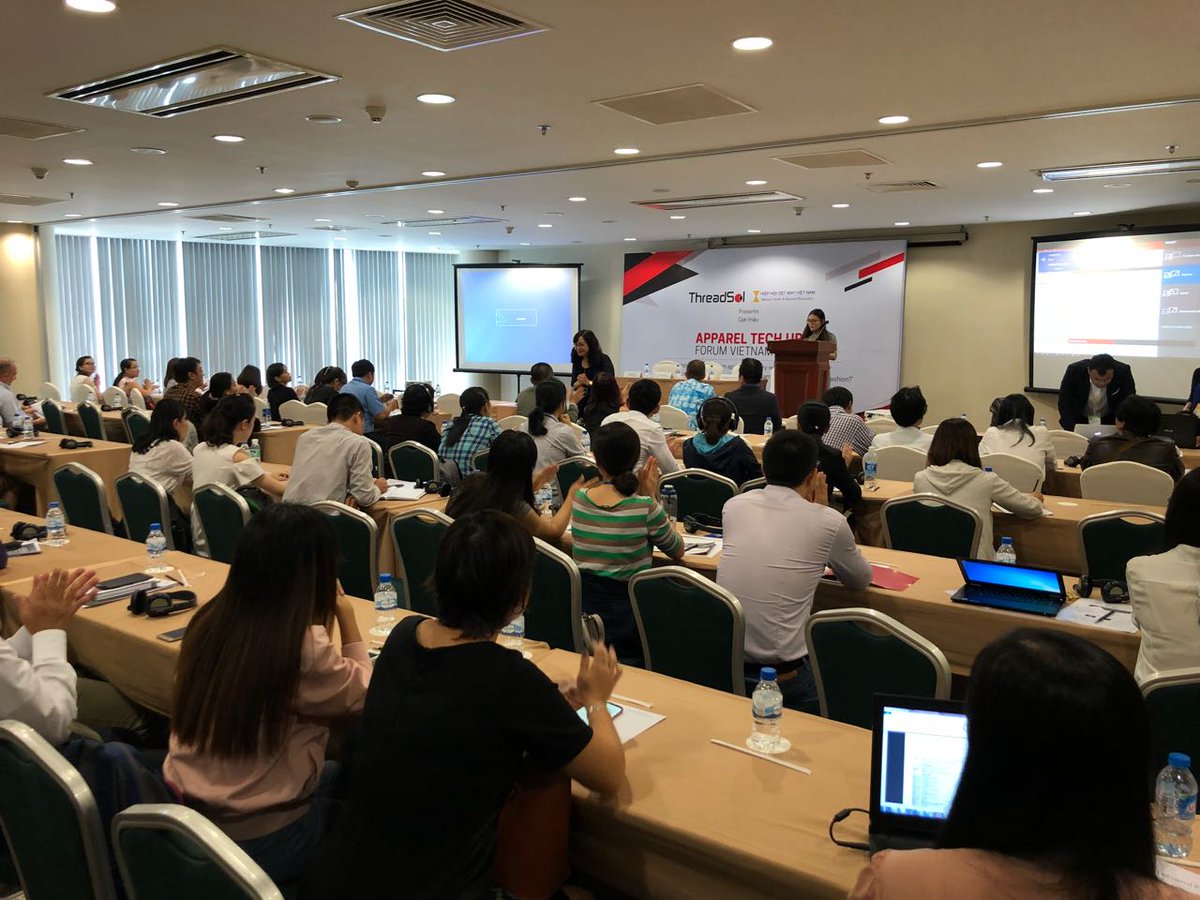 Apparel_TechUp's tweet photo. ThreadSol in association with VITAS presents Apparel Tech-up Forum #Vietnam 2017 https://t.co/1gX4co0HOe