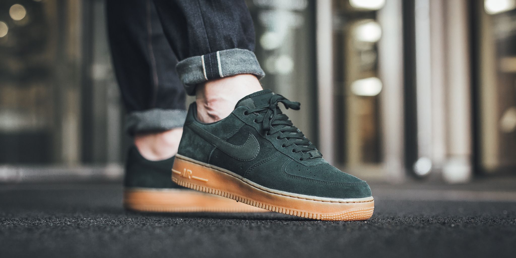 nike air force 1 07 lv8 suede outdoor green
