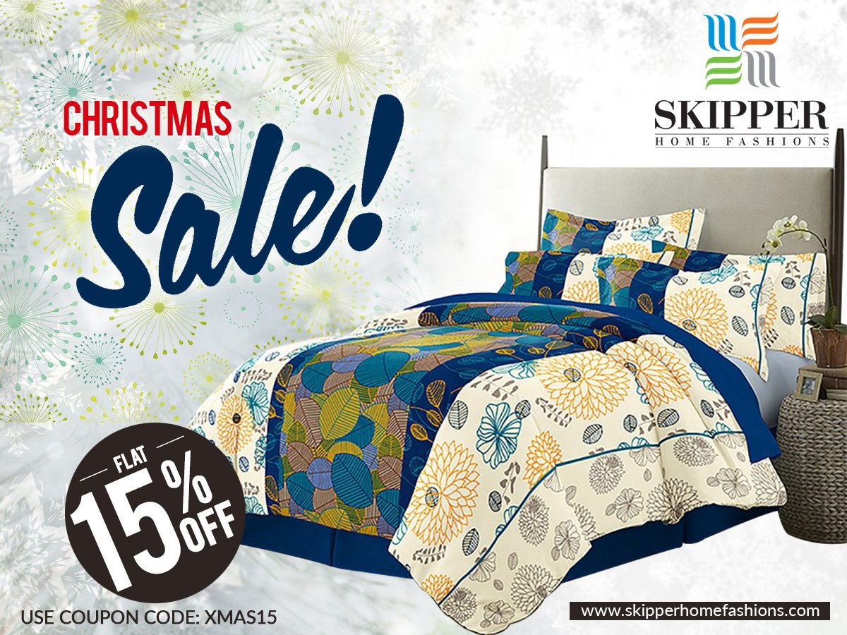 SkipperHome's tweet photo. Lets get started with the Christmas shopping. Get flat 15% off on your favorite home decor items and decorate your home at the most reasonable price. Use coupon code XMAS15 to grab the offer.
Buy now @https://skipperhomefashions.com/sale?sort=p.price&amp;order=ASC https://t.co/Oye0Y4kb6J