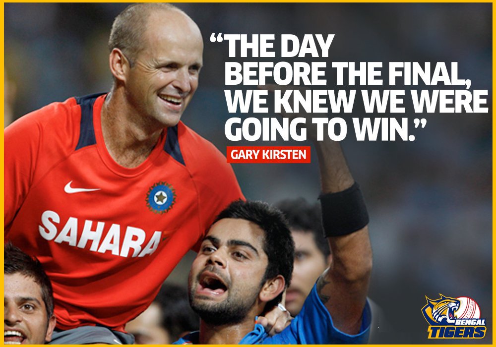 UAEBullsT10's tweet photo. Happy Birthday to the man who helped India end a 28-year wait to win the World Cup, @Gary_Kirsten! #BasAbDus #PassionPrideGlory #ĀmāraTeamĀmāraBaṅgala https://t.co/Dauz4tnhh2