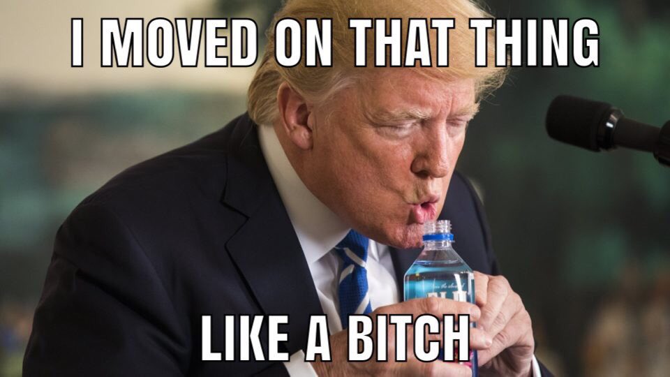 FenderGreg's tweet photo. @realDonaldTrump Hey Donnie, you might not have seen this one. It gave me a chuckle. And yes, you're still an asshole! #PervStrong https://t.co/6LUrRsXPNt