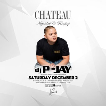 vegas_vip's tweet photo. DJ P-Jay
Sat, December 2, 2017 - 10:30pm
@chateaulv #ChateauNightclub @DJPJAY #djpjay #vegasbottleservice #vegasnightlife #lasvegasnightlife #vegasvip https://t.co/DDYnVO6z7Y https://t.co/trft9JPhnE