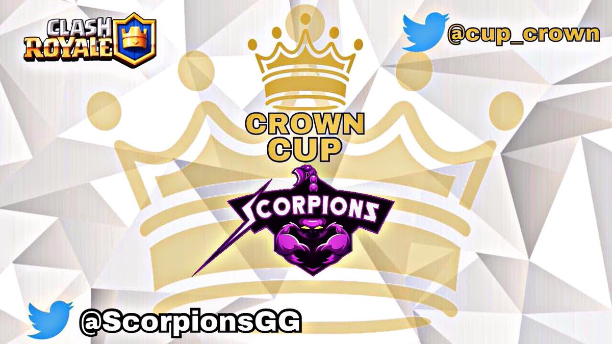 cup_crown's tweet photo. Llega a la CROWN CUP @ScorpionsGG éxito en la arena.👑 9/16 https://t.co/zKZbBkCNIF