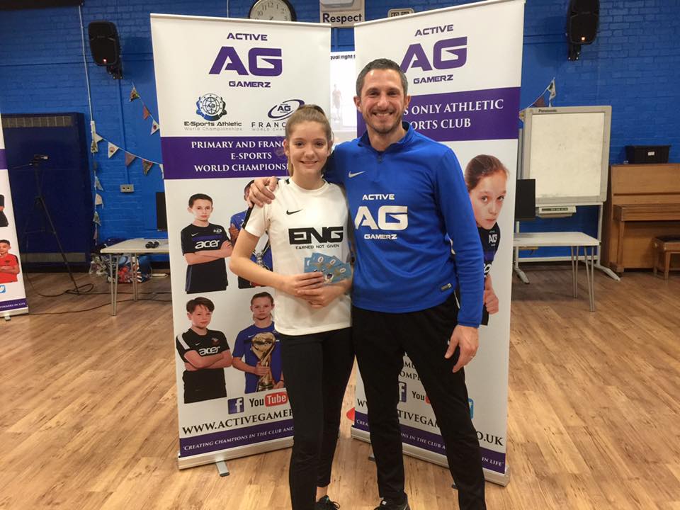 active_gamerz's tweet photo. Check out the fastest eSports hurdles athlete in the World. Sophie Deanus got a time of 13:46 on hurdles and becomes the fastest ever female hurdles athlete in the World. #eSports #HARDWORKDEDICATION #ENG #AGCASH https://t.co/xoo7EPFncL