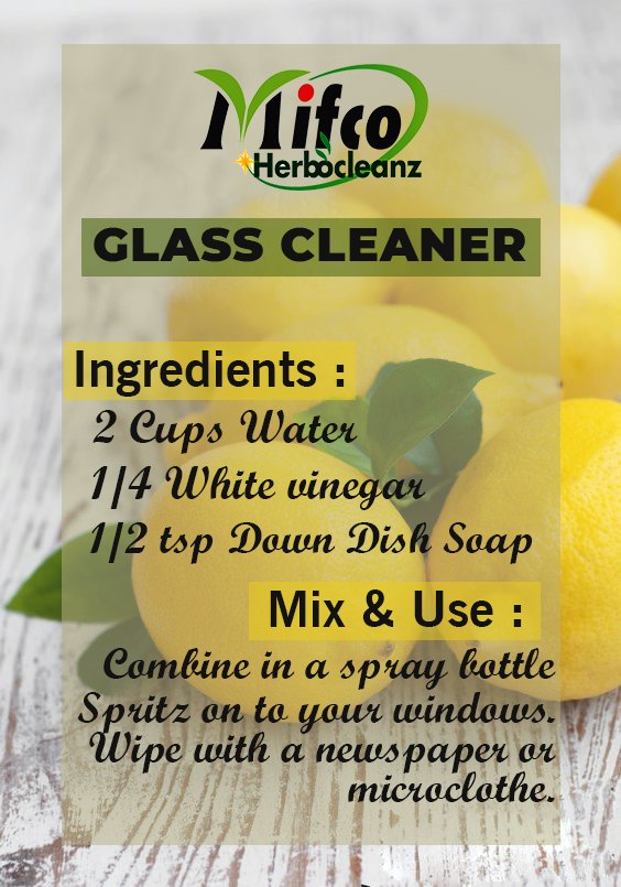 Mifcoherboclean's tweet photo. Fun Fact #1: To Make Easy Homemade Glass Cleaner. 
#GoGreen #FunFacts @Mifcoherboclean 
#We_support_nature_care #naturalcleaners #herbalcleaner https://t.co/IypqgQNAv4