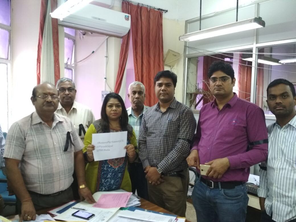 charusharma1109's tweet photo. #RemovePayAnomalyCIL 
Together we stand against this discouraging pay recommendation. Treat us equal. Discouraged employees of CIL. 
@PiyushGoyal @PMOIndia @CoalMinistry @the_hindu @htcity @htTweets @ndtv @ZeeNews @IndianExpress https://t.co/rQSemAru2Q
