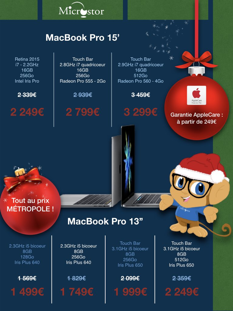 MICROSTOR's tweet photo. #Noël approche ! Découvrez notre sélection de cadeaux pour un Noël #HighTech :) Retrouvez l'intégralité de notre guide de Noël sur notre site internet : https://t.co/3WNUMsQisn ... #apple #Noel2017 #microstor https://t.co/sycuyqqdL6