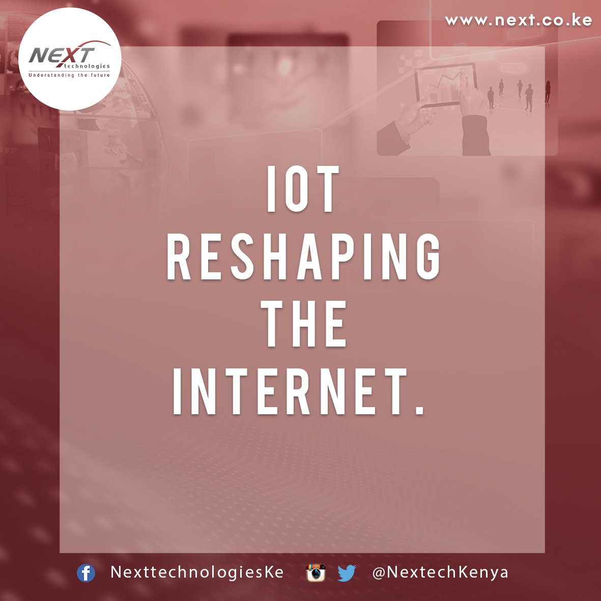 NextTechKenya's tweet photo. 7 Ways IoT is Reshaping the Internet: https://t.co/H7LJXsgiNV
#BeNext https://t.co/gB52BnkZgt