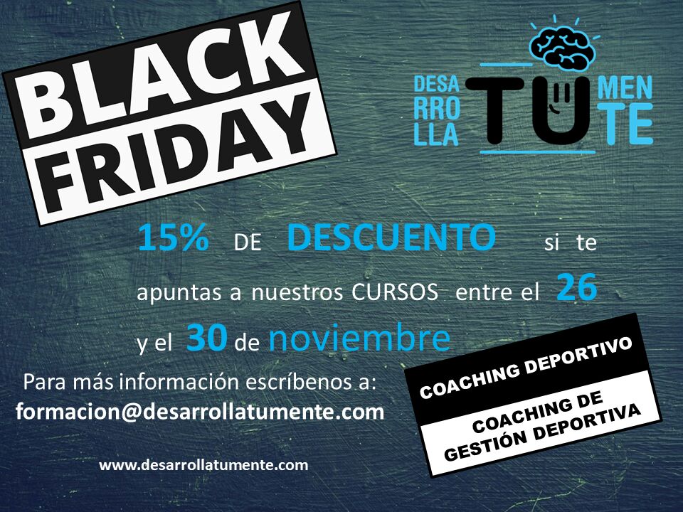 TheIHumansC's tweet photo. llega el Black Friday a la formación. Apúntate... https://t.co/uvyxX9lrhs
