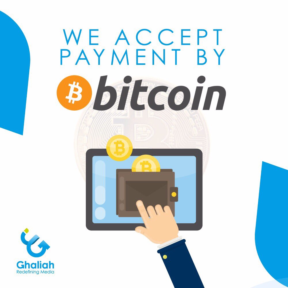 GhaliahTech's tweet photo. #Ghaliah now accept payment by bitcoin 💵 https://t.co/g6FslbvFtw