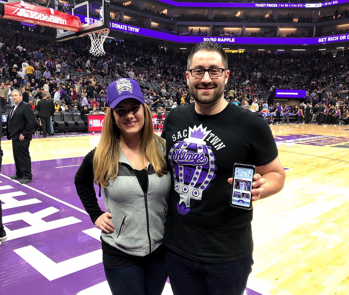 Sacramento Kings On Twitter Floor Seat Winners Witnessed