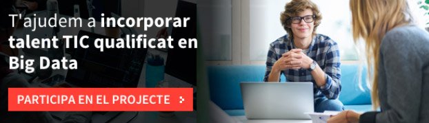 Vols incorporar #TalentTIC format en #BigData en els cursos de <a href="/ticPUE/">PUE</a>? Participa en aquest projecte i acull a personal qualificat en TIC en pràctiques! jovenestic.pue.es/empresas-colab… Aquest programa està finançat per <a href="/redpuntoes/">Red.es</a>