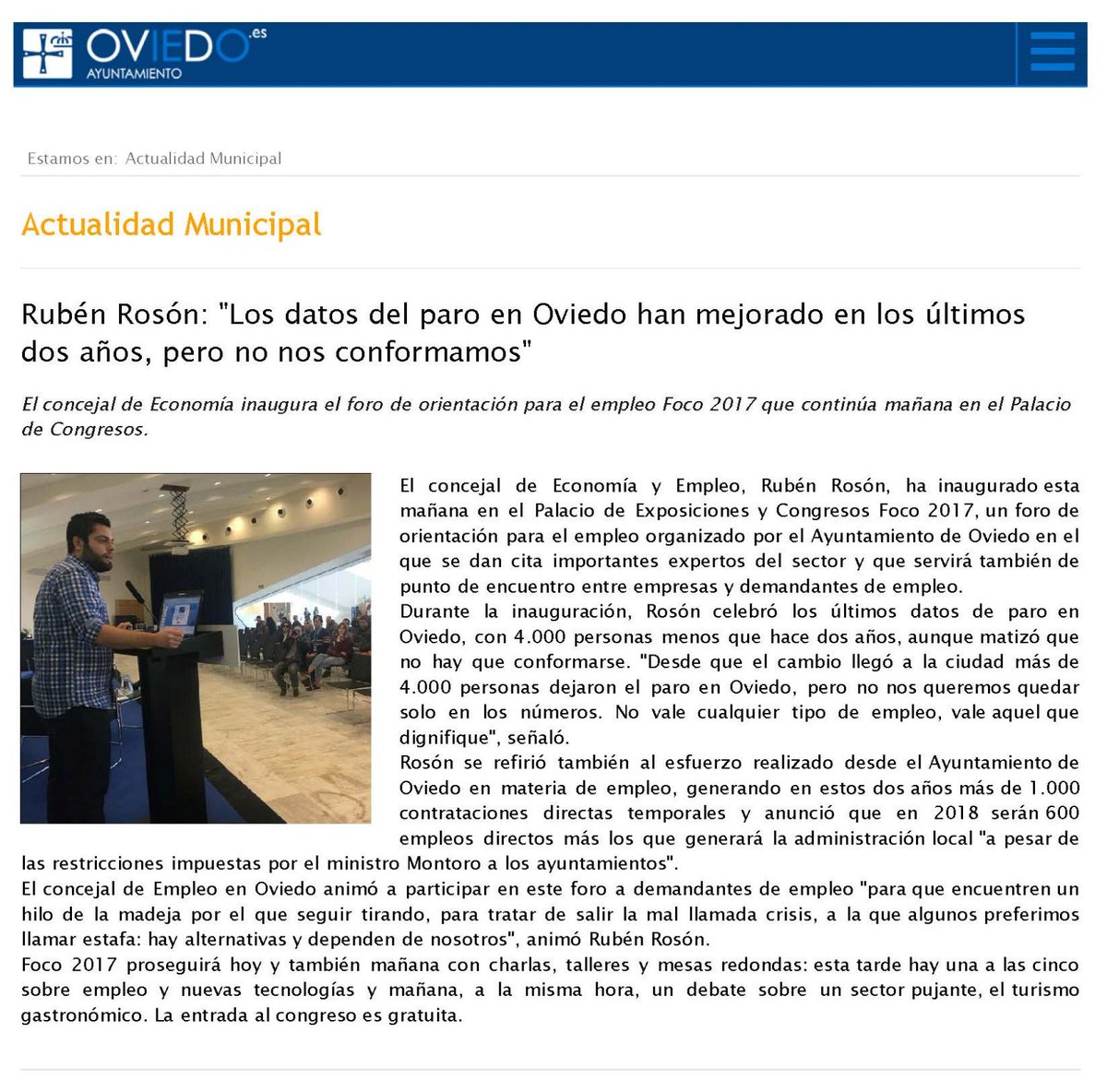 Notqdes_tv's tweet photo. Hoy 2a jornada de #Foco1 #Objetivo empleo organizado por @aytoviedo @empleoviedo @OviedoEmprende en palacio de congresos Edf.Calatrava.
Hoy mesa redonda sobre #Gastroturismo futuro en #Asturias.
@LesFartures @jorge0viedo @sibaritastur @VinodeCangas @carnicaslabrana @sergin80 https://t.co/uIOIjx6Eou