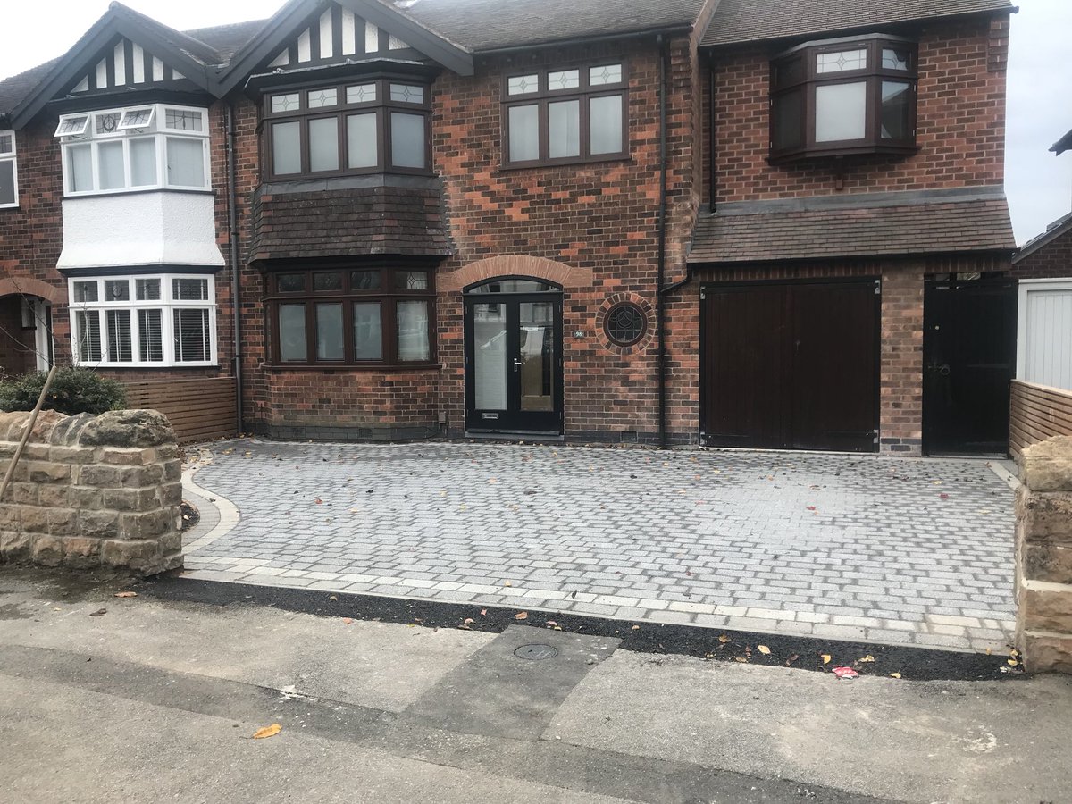 wbflandscaping's tweet photo. Davies Road Granite Driveway 

Entrance Widened and Block paved in Granite Dark with Light Contrasting Border

#WestBridgford https://t.co/v4oUGISaCA