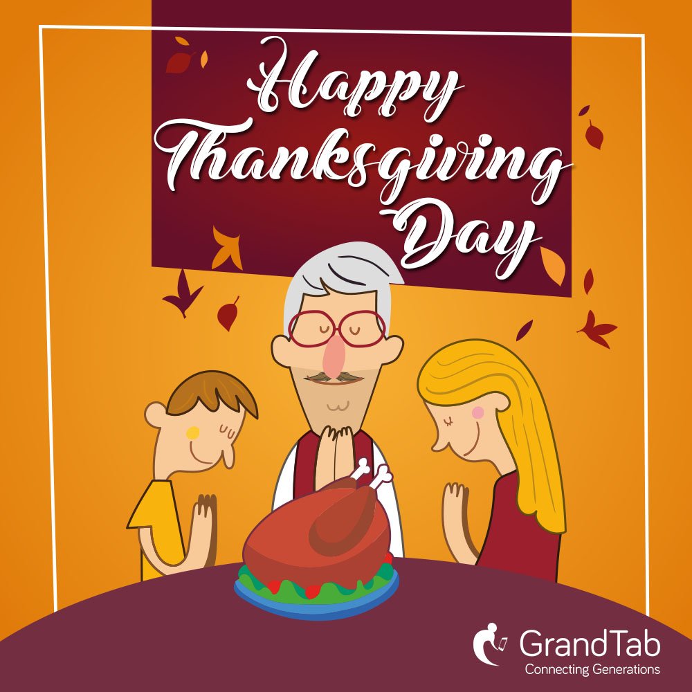grandtab7's tweet photo. We at GrandTab are thankful to our seniors for the significant contribution that they have made to the society. This Thanksgiving Day, who are you thankful to and for what? #GrandTab #TabletJustForSeniors #Love #Care #Friendship #Trust #YouAreNotAlone #BetterIndia #BetterTomorrow https://t.co/r71ucjaGo4