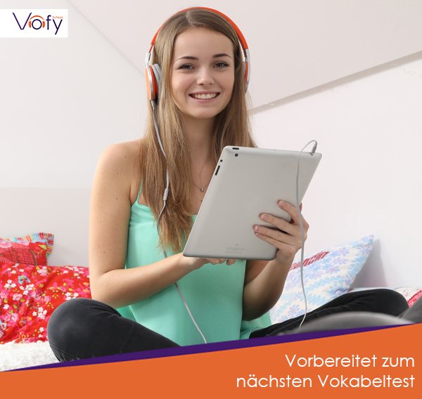 Mit #Vofy prägst du dir ganz leicht alle nötigen #Vokabeln ein! Kopfhörer auf und los geht´s - Jetzt registrieren: play.vofy.de/register