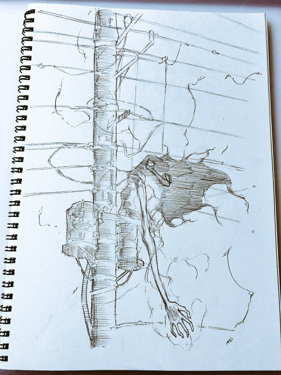 キャスありがとうございました!!
ところでこれは昨日描いてた呪腕先生です!!! 