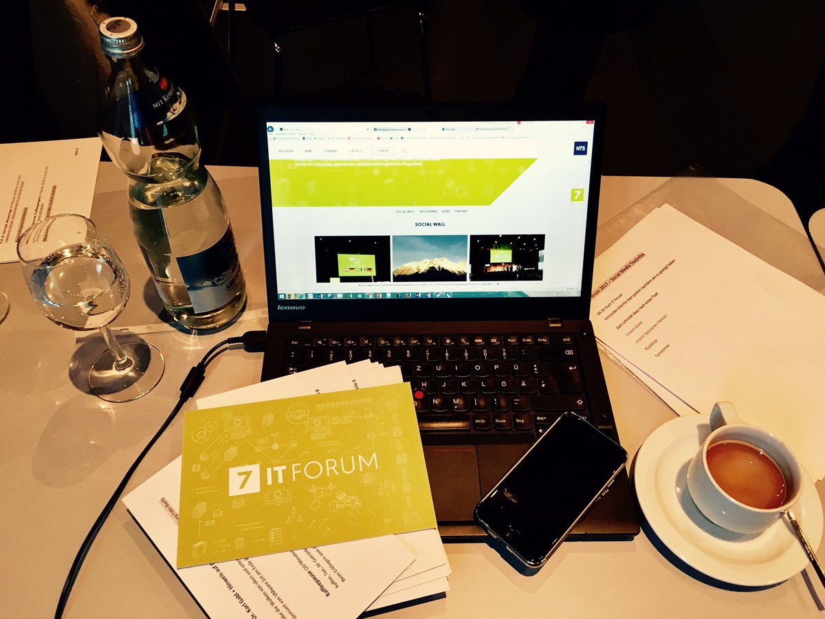 Running-Office heute in Igls. #7itforum