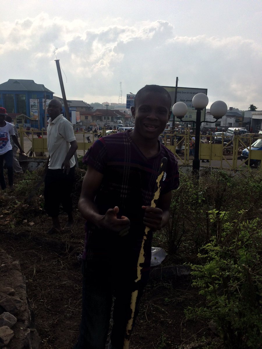 Herbmer's tweet photo. God bless You all"
@rave917fm: #RaveAt2 #MenAtWork at Oke-Fia Round about https://t.co/EJowXHVYrb