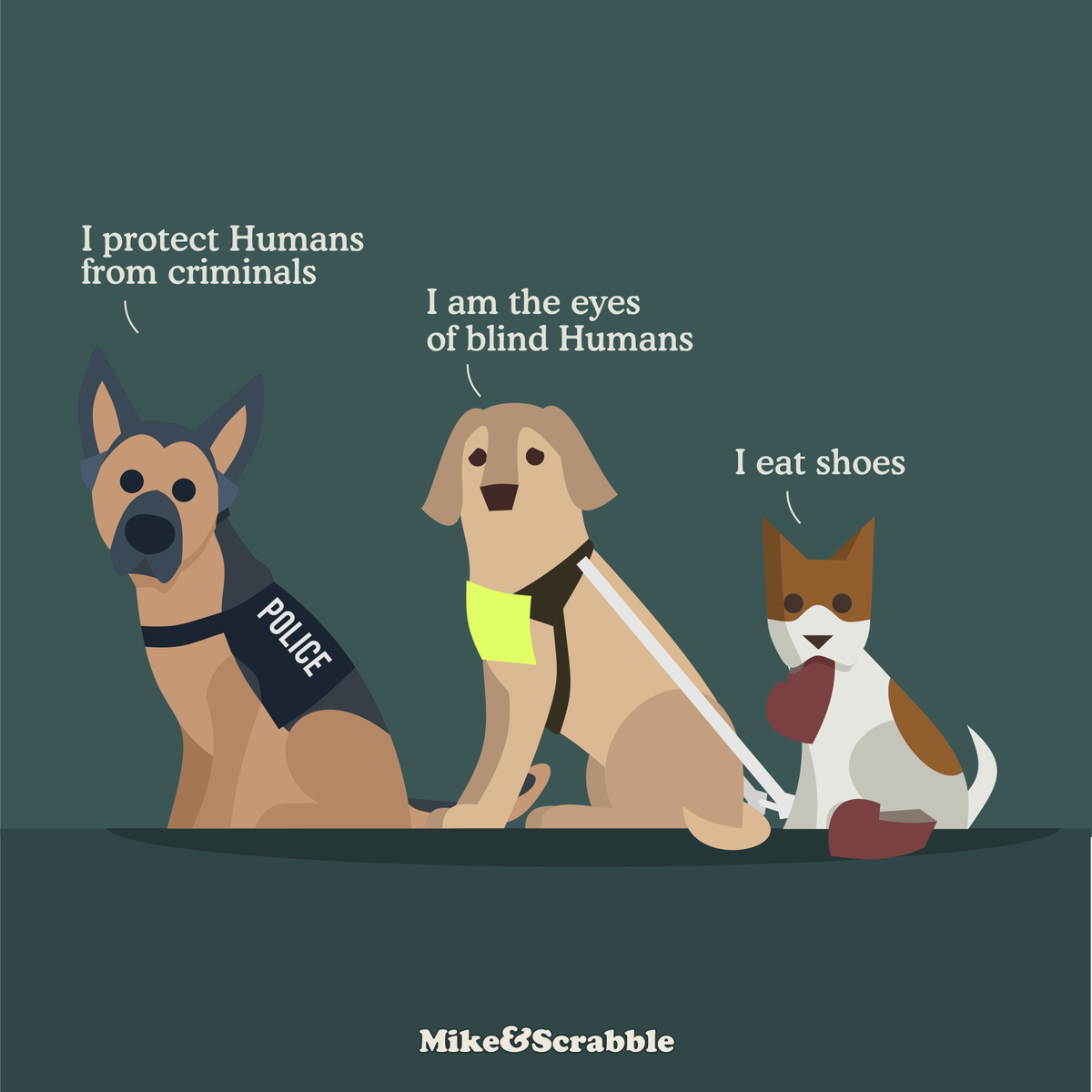 Mike & Scrabble tweet media