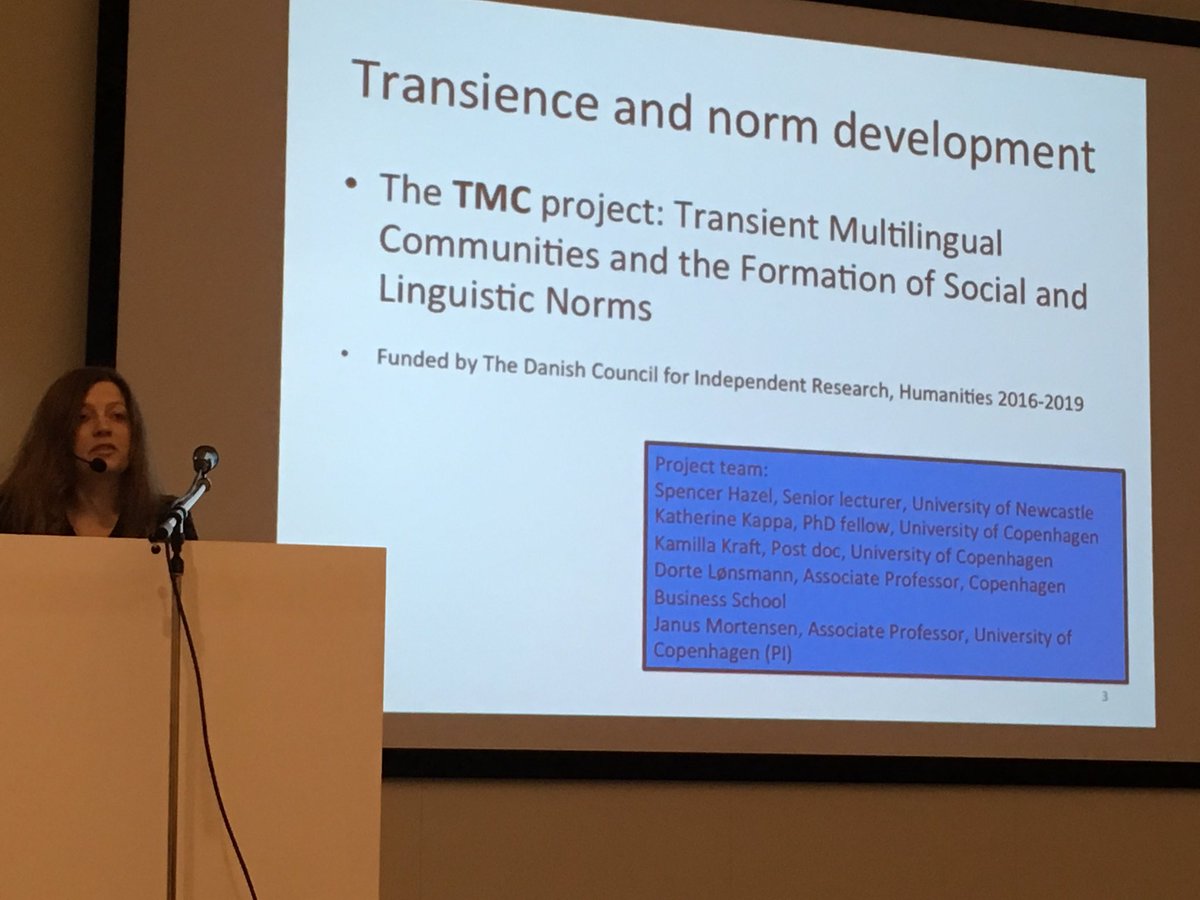 LinguaDigitalis's tweet photo. Loensmann's talk on language repertoires and ideologies in transnational workplaces. #ALAPP2017 @Barakos_E https://t.co/ZmX3eCs5YR