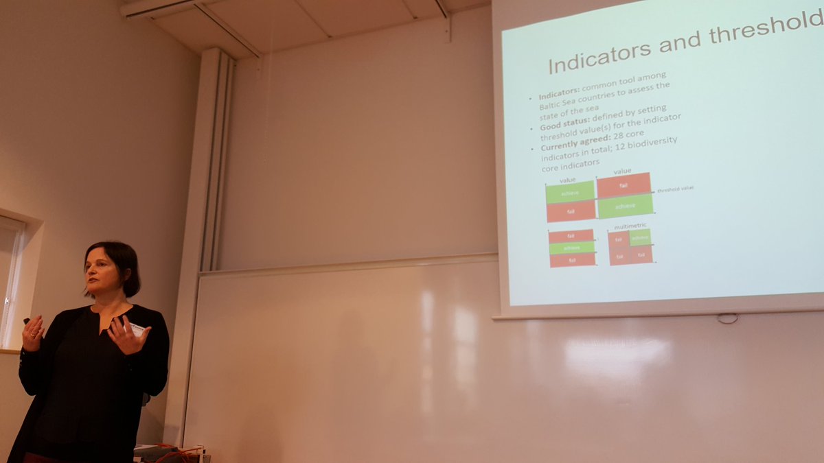 Scientific based policies: UllaLi Zweifel <a href="/havsmiljo/">Havsmiljöinstitutet</a> <a href="/HELCOMInfo/">HELCOM - the Helsinki Commission</a> presents #Biodiversity assessment of the Baltic Sea #Ecochange <a href="/linneuni/">Linnéuniversitetet Linnaeus University</a>