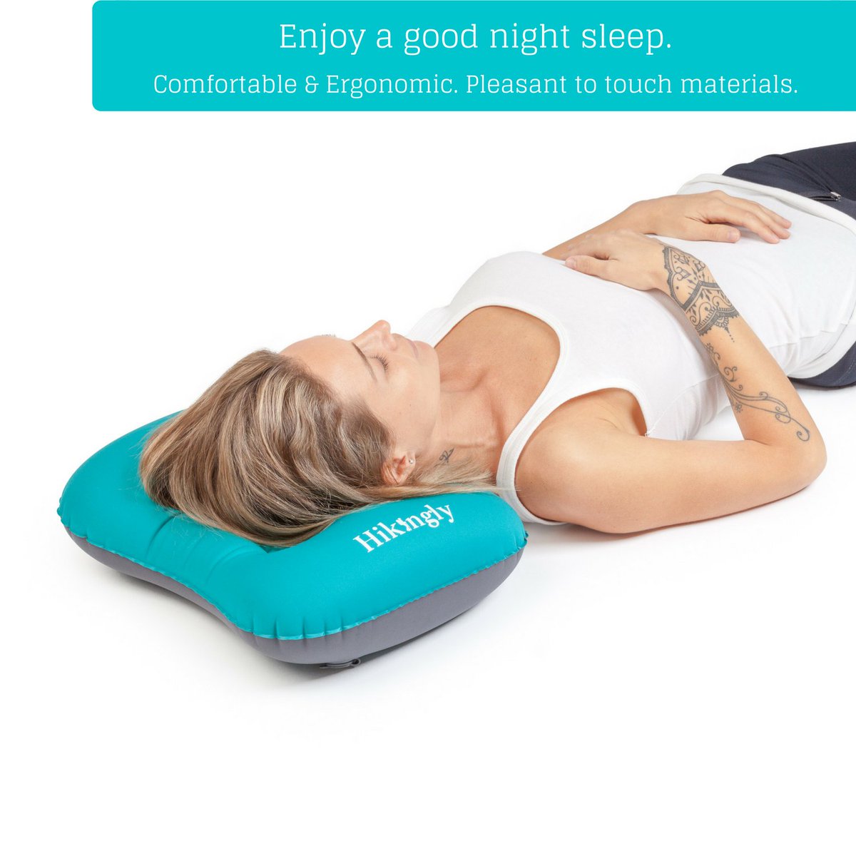 Hikingly_Gear's tweet photo. Start tomorrow's adventure with the best sleep tonight. Smaller than a soda can, lighter than a pair of socks. The Hikingly Air Pillow keeps your neck in an horizontal alignment for a sound good night sleep. Check it out! https://t.co/e1HdsDDTuQ https://t.co/eDCfI6neZP