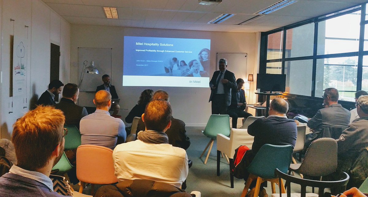 Mitel_FR's tweet photo. Matinale dédiée au secteur #Hospitality @Mitel_FR #ExpClient #ConnectedGuest https://t.co/B7ApwG3Y7Q
