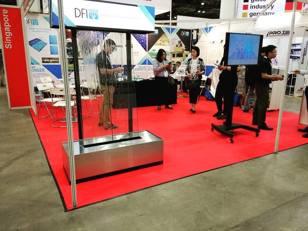 DFI_SEA's tweet photo. Booth kami di pameran Glasstech Asia 2017,Marina Bay Sands Hall A &amp;  B.

Our booth in Glasstech Asia 2017,Marina Bay Sands Hall A &amp; B. #GlasstechAsia2017 #DFI #diamonfusion #nanotechnology #DFInanotechnology #glasscleaning #glasscoating #glassprotection #glasstreatment https://t.co/u7HFYF36IF