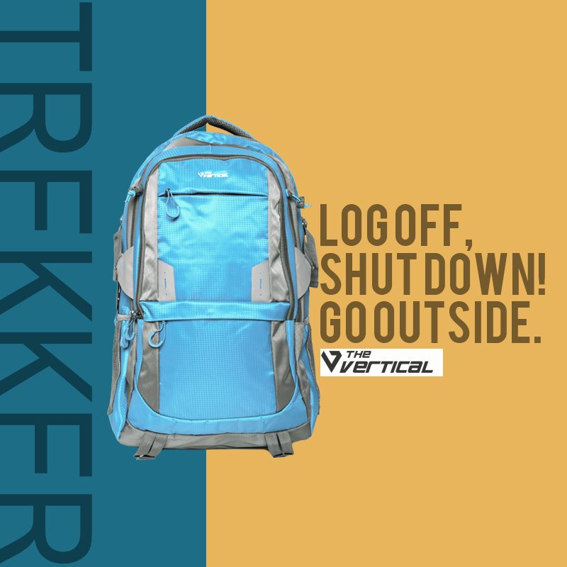 ExploreVertical's tweet photo. This upcoming weekend wherever you go, go with your big heart and big backpack.
Ge this Trekker Backpack on @myntra & @JabongIndia .
Shop Link: https://t.co/LKMwKX5UbS
.
.
.
.
#livevertical #backpacks #shopnow https://t.co/yGfuHgqCUw